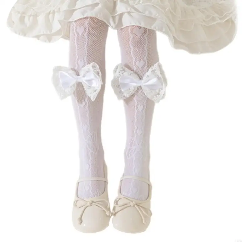 

N1HB Lovely Mesh Leggings Fashion Tights Cotton for Girls for Parties & Daily Wear