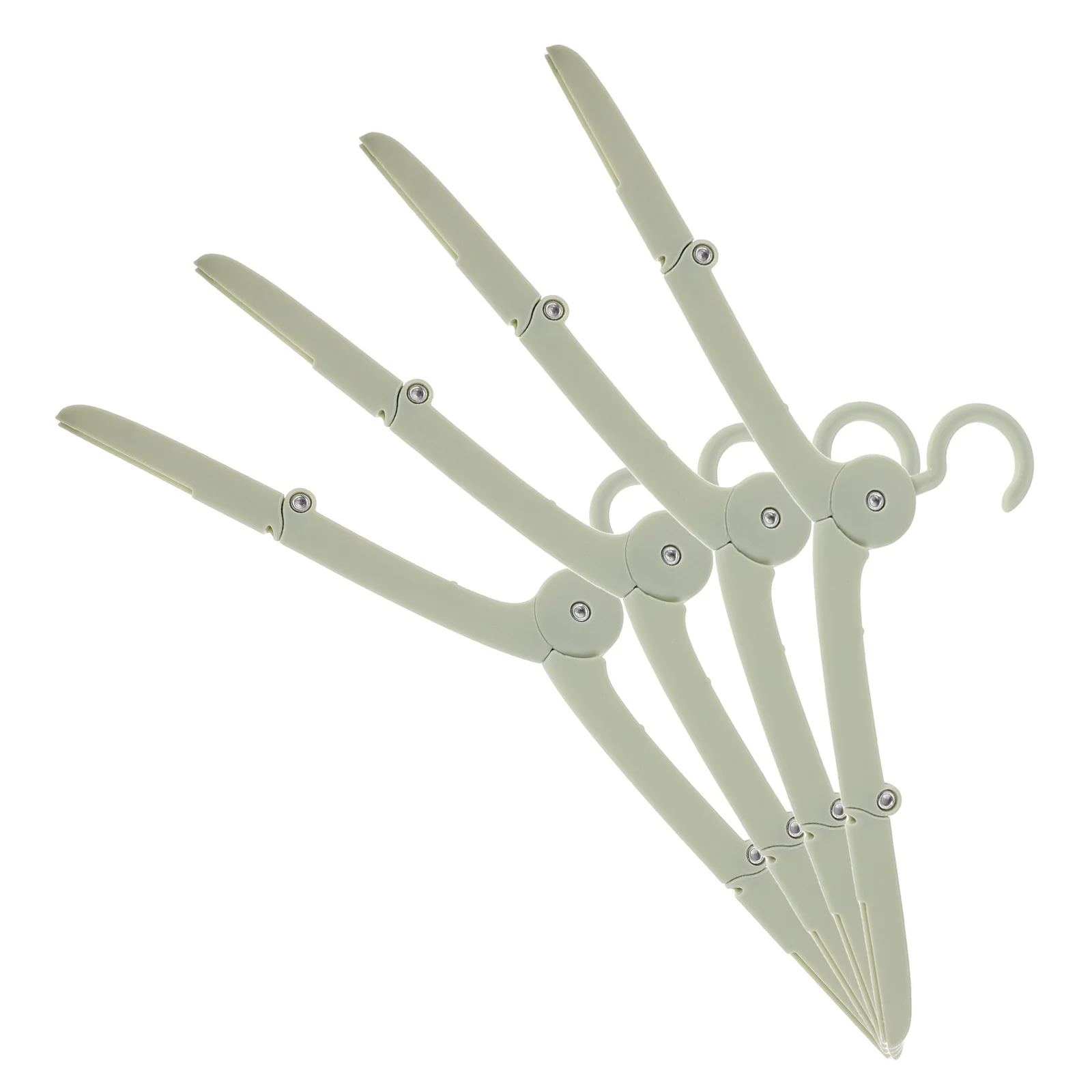 

4Pcs Travel Foldable Hangers Portable Telescopic Clothes Hanger Space Saving Suitcase Closet Camping Laundry Room Towels Rack