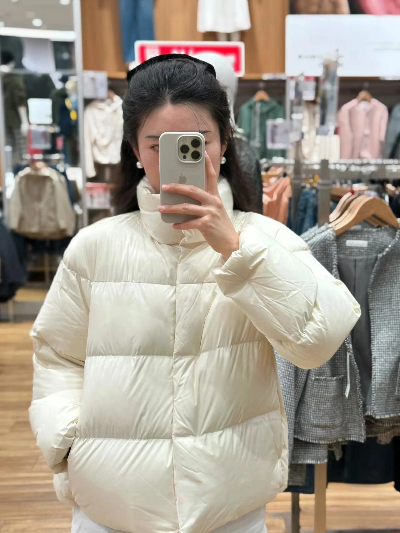 

Новая зимняя женская пуховая куртка Cloud Sensation, свободного кроя, теплая, стандартной длины