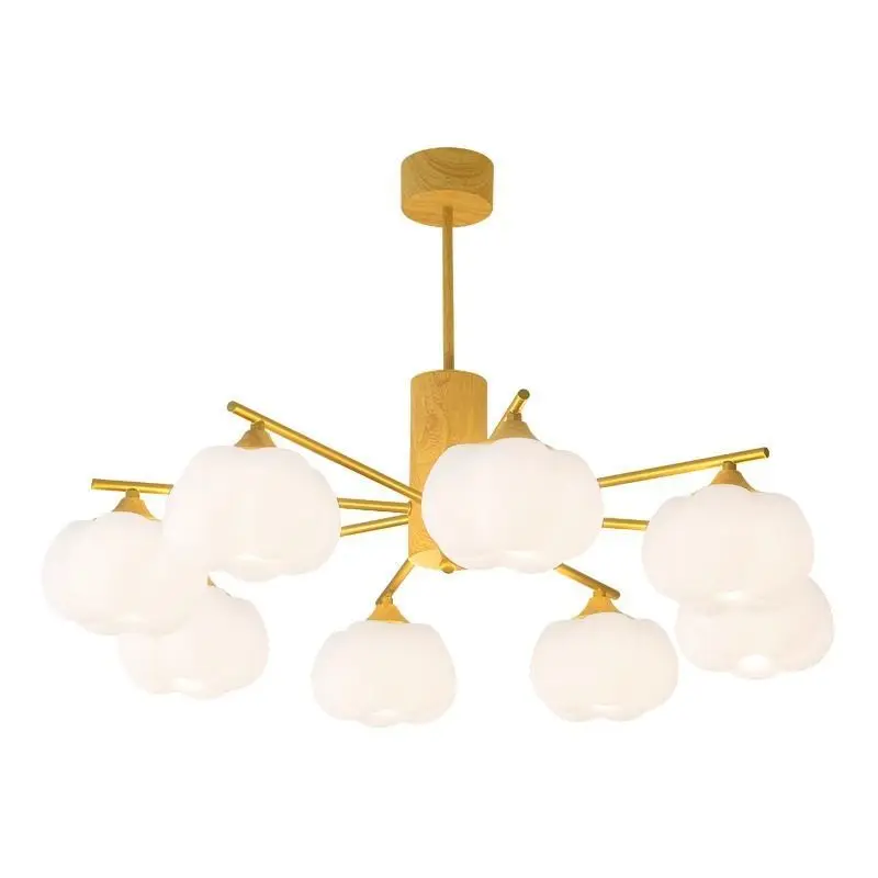 

Living room lamp ceiling lamp, cream wind log, modern minimalist atmosphere main lamp, dining room bedroom room