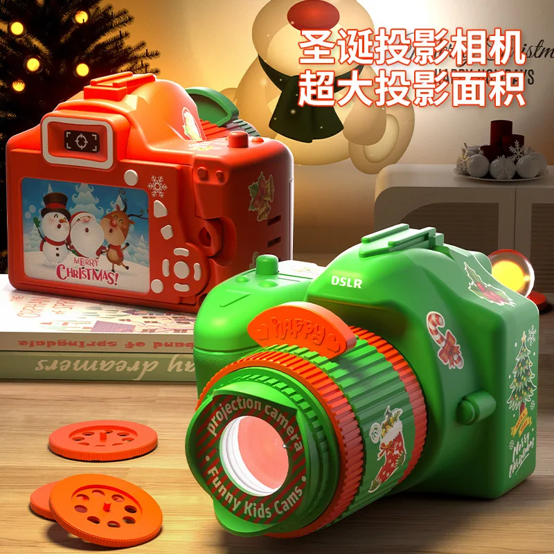 

Creative Christmas Camera Projector Bedroom Decoration Ambient Lights Kids Christmas Holiday Gifts Light-emitting Toys