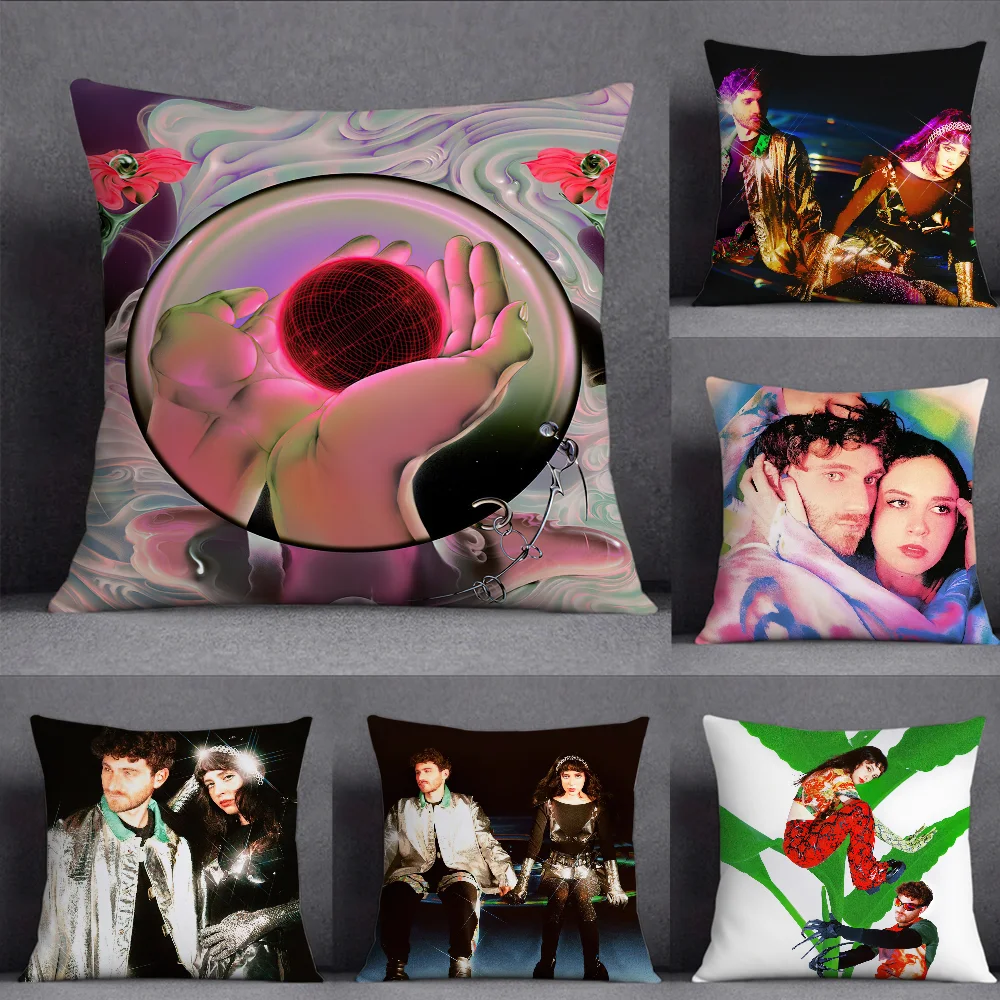 Magdalena Bay Imaginal Disk كيس وسادة مربع على الوجهين الطباعة قصيرة أفخم غطاء وسادة أريكة وسادة السرير #1