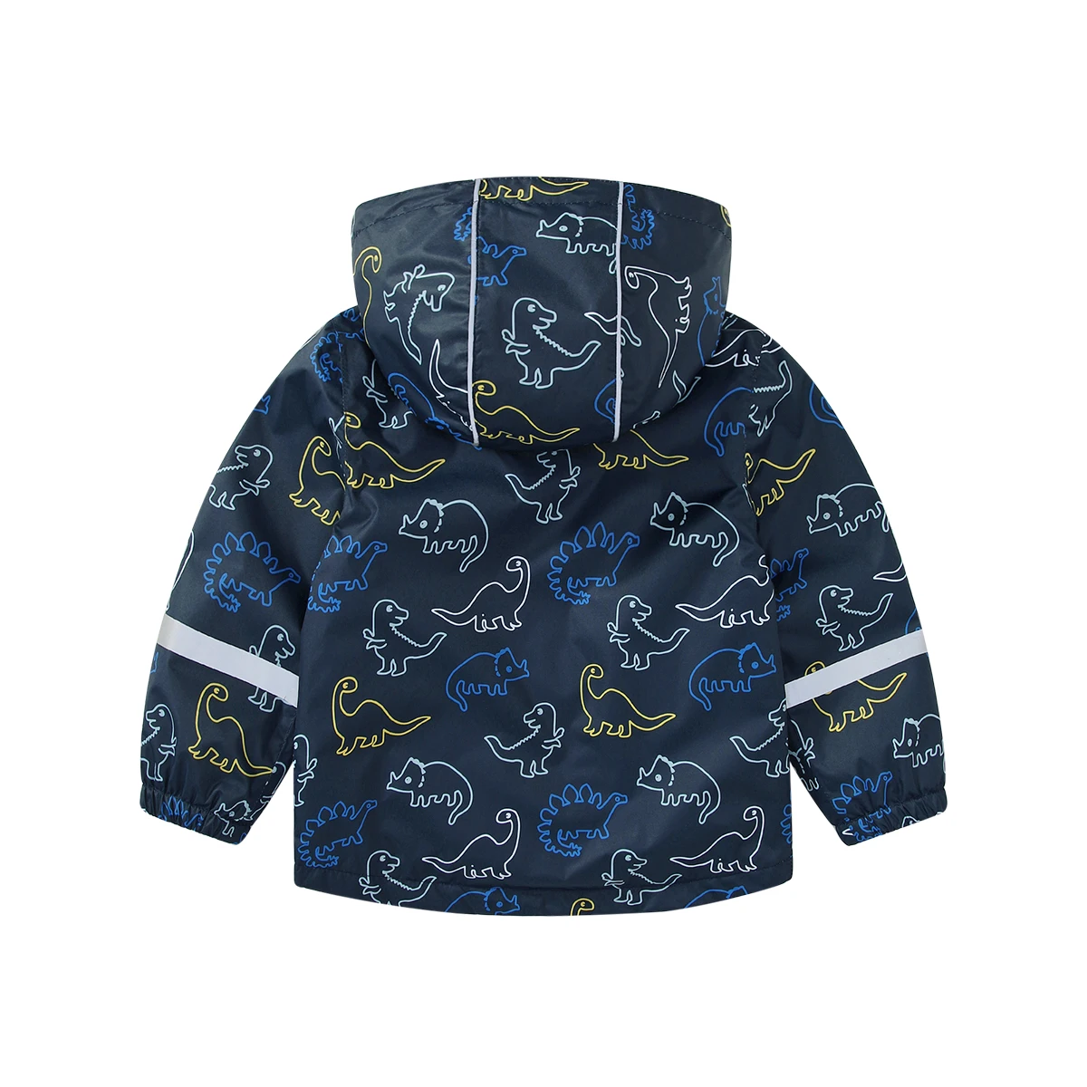 HONEYKING Children Jackets Autumn Spring Kids Outerwear Coats Dinosaur Cartoon Fleece Jackets For Boys Baby Boys Windbreaker