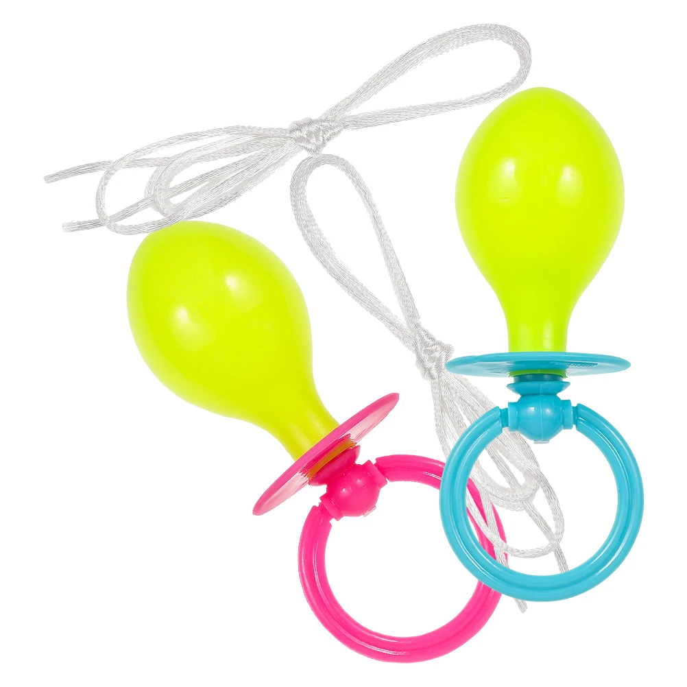 

2pcs Large Fake Pacifier Bottle Prop Costume Cosplay Party Favor Accessory Jumbo Decor Photo Props Giant