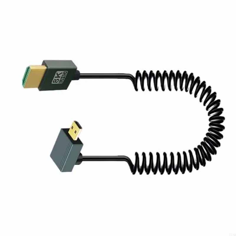 

77JD Продолжительность и HDMIS TangleFree HDMIS для Micros HDMIS Удлиненный кабель 8K60 Гц для профессиональных презентаций для