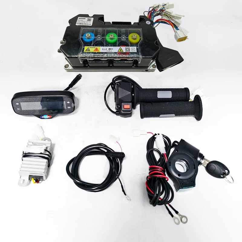 SOTION R72V700 عن بعد تيار مستمر 72 فولت فرش السيارات وحدة تحكم تبريد المياه دراجة نارية كهربائية اكسسوارات خنق أطقم #2