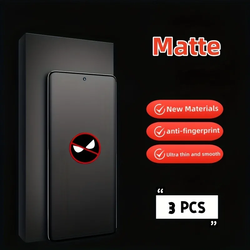 

3 шт. матовая гидрогелевая защитная пленка для экрана для Xiaomi Redmi K80 K70 K60 K50 Pro Ultra E i, полное покрытие, защита от царапин и отпечатков пальцев