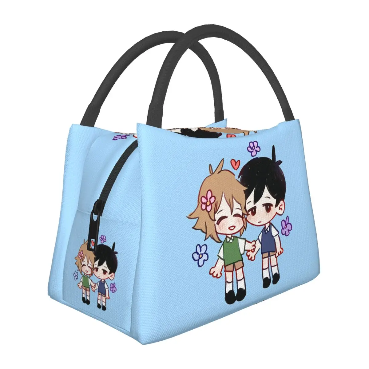 Omori Hero Sunny Basil Lunch Bags Insulated Bento Box Leakproof Lunch Tote Picnic Bags Cooler Thermal Bag for Woman Girl School