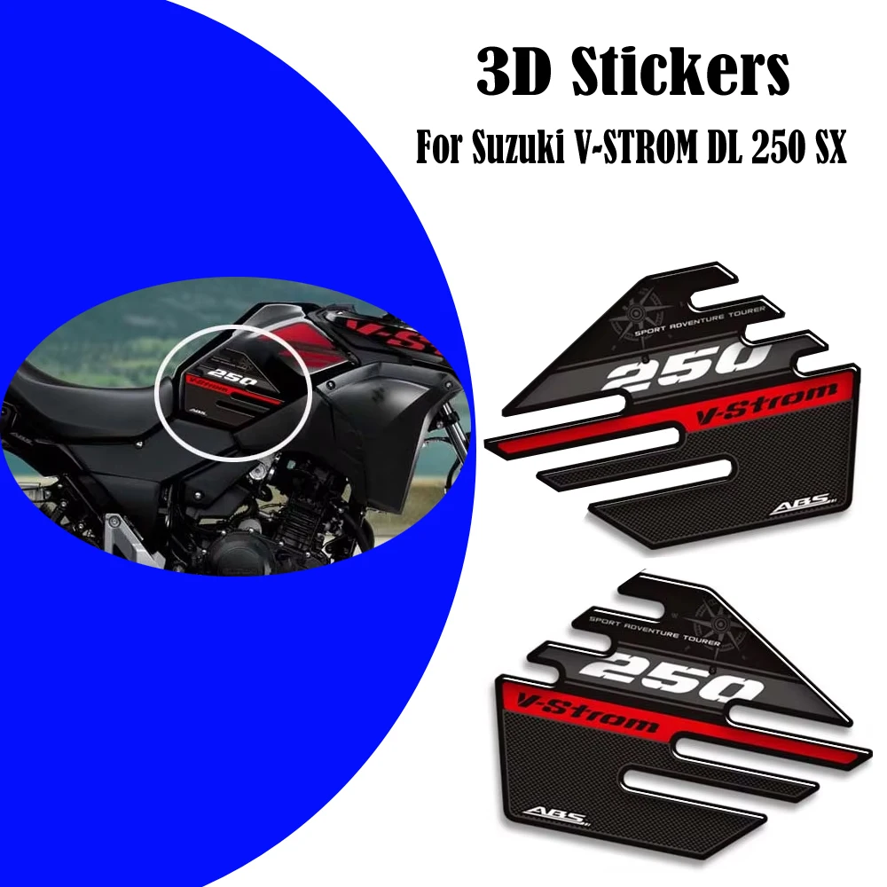 

Для Suzuki V-STROM VSTROM DL 250 SX 250SX 2016 2017 2018 2019 2020 2021 2022 ручки накладки на бак 3D наклейки наклейки защита