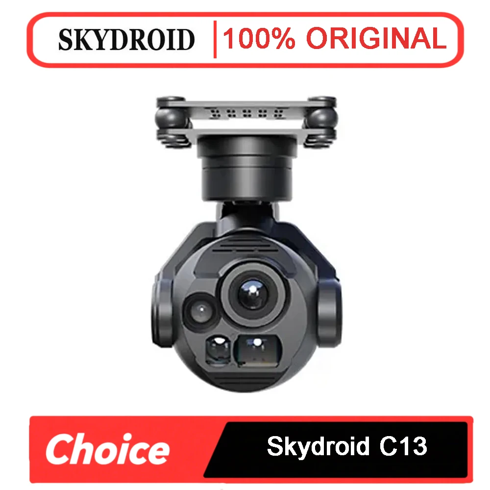 

Skydroid C13 Многофункциональный трехосный карданный подвес высокой четкости с 30-кратным зумом, трехосевая стабилизационная камера с блокировкой ALTarget