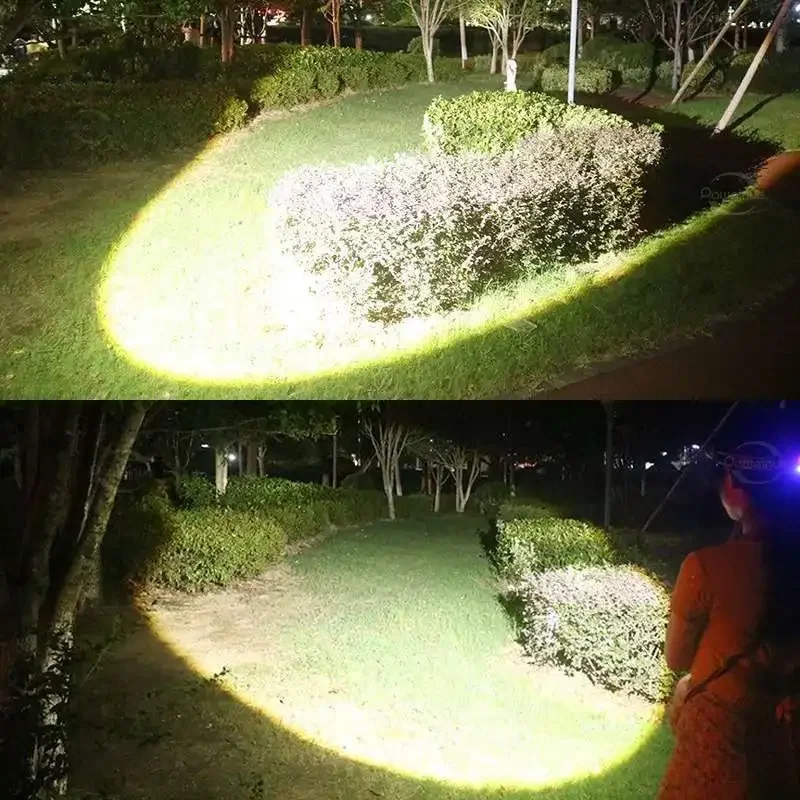New Sensor Headlight Led Light Outdoor Super Bright Light Zoom Model Large Floodlight COB Head-mounted Fishing Light Headlamp