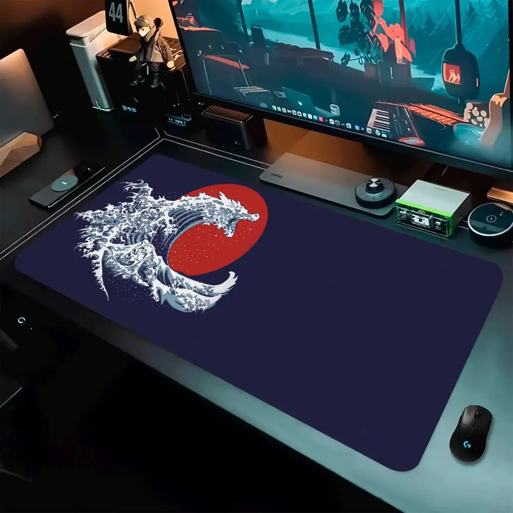

Волны дракона отражают солнце коврик для мыши большой игровой коврик для мыши компьютерная мышь настольный коврик коврик для офисной клавиатуры