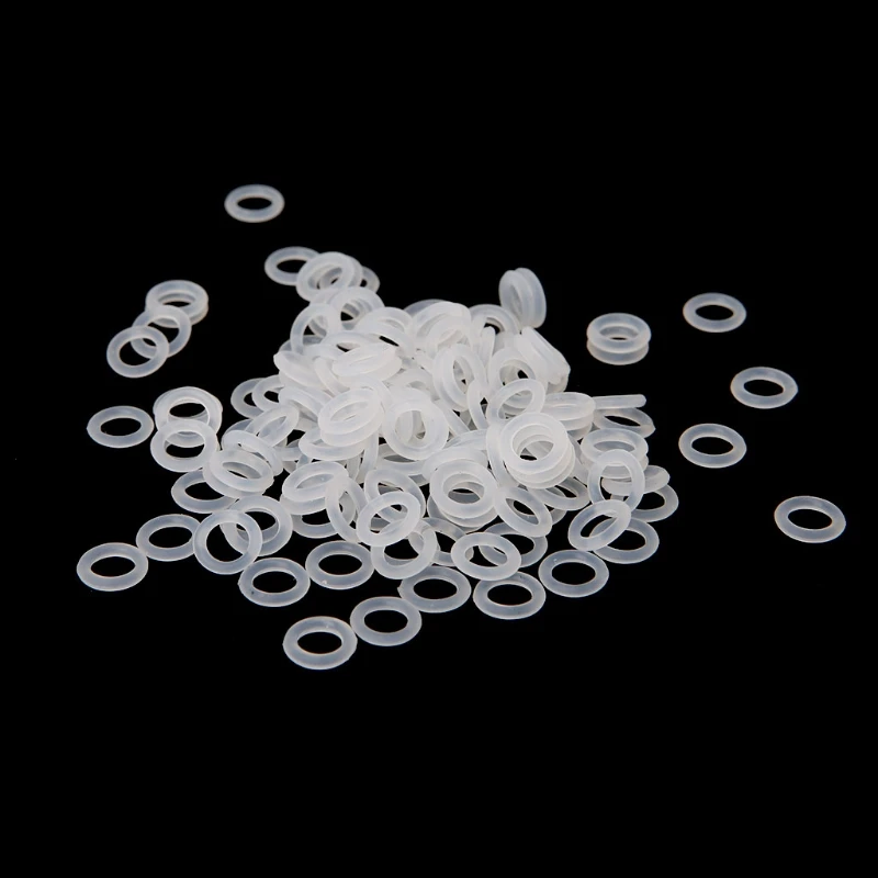 120Pcs White Keycaps Rubber O-Ring Switch Sound Dampeners For Cherry MX Keyboard Dampers for Key Cap O Ring Replace Part