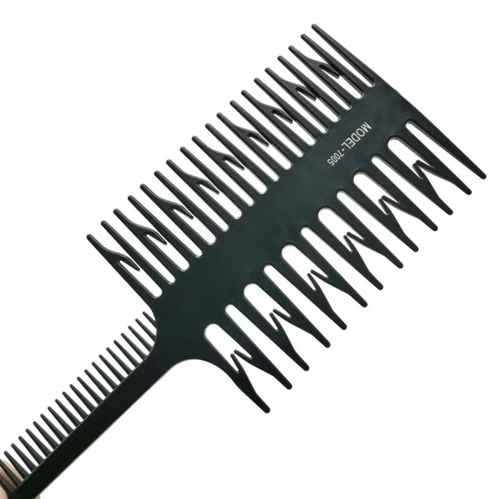 

4pcs Fish Bone Comb Dyeing Hair Brush For Sectioning Lightweight Ergonomic Handle Salon Use Ribs Comb Hair Styling Tool