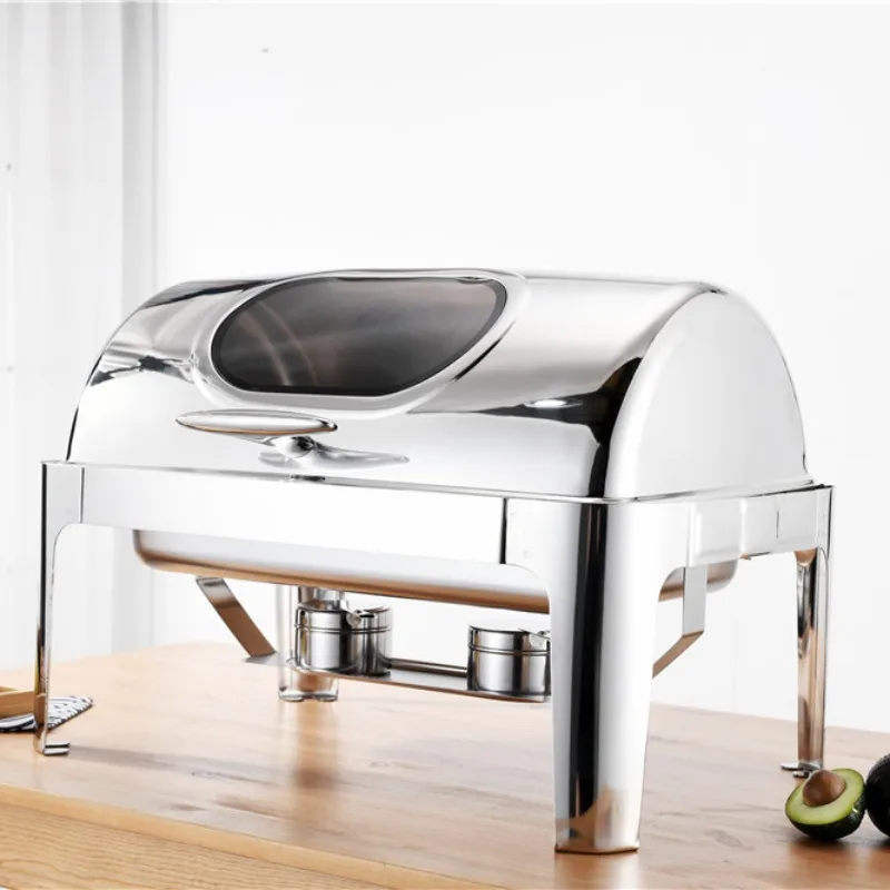 Wholesale hot selling stainless steel buffet food warmer chafer with window