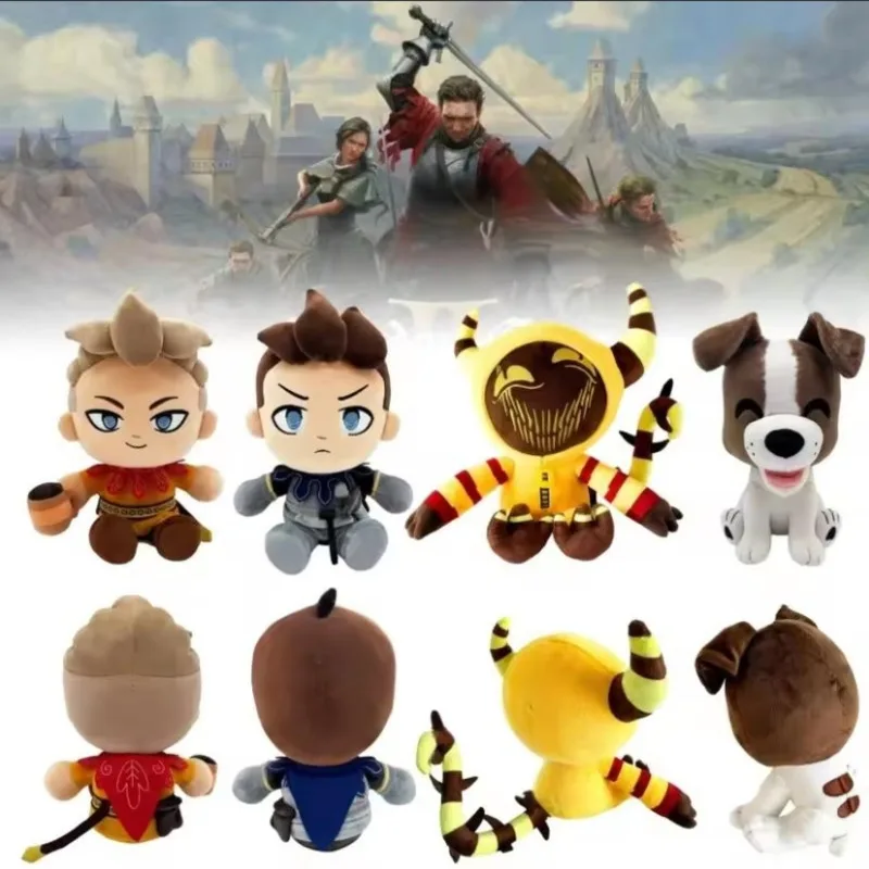 新しいゲーム「キングダムズ・カム」のぬいぐるみ、マット・カポン、ヘンリー・クライドのぬいぐるみ、アニメ「デリバリーチェンス」のぬいぐるみコレクション、子供へのクリスマスプレゼント