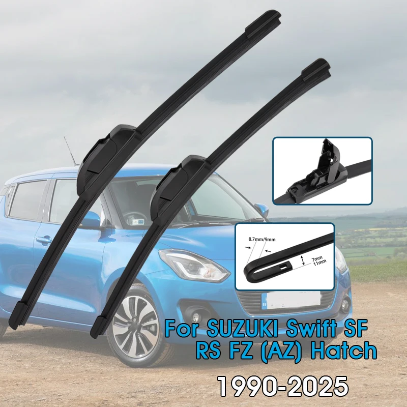 Auto Wischer Klingen Für Suzuki Swift SF RS FZ AZ Hatch 1990-2025 Windschutzscheibe Windschutzscheibe Frontscheibe Klingen Auto zubehör