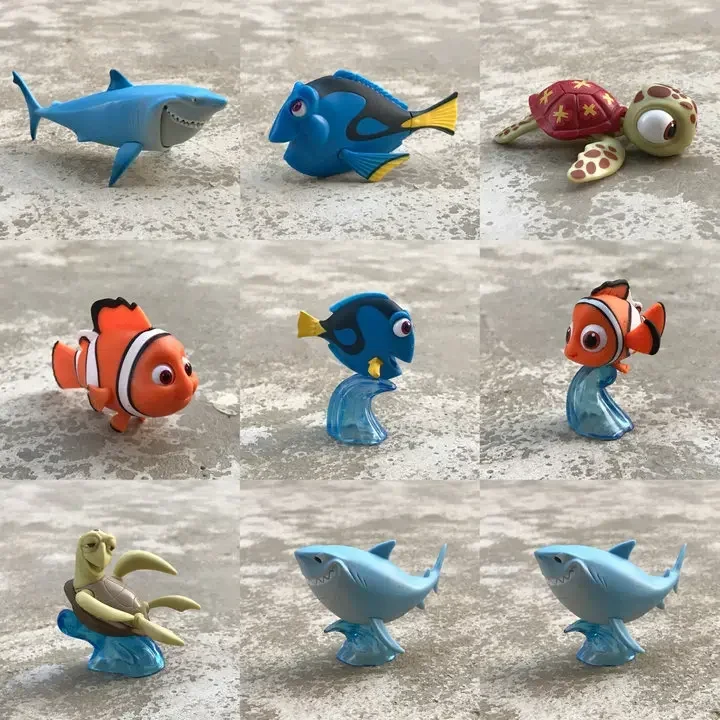 Disney trovare Nemo Dory Bruce Crush Doll regali giocattolo modello Anime figure raccogliere ornamenti