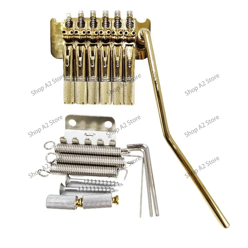 High-end guitar accessories, headless six-string small double crank up and down foal and complete set of bridges