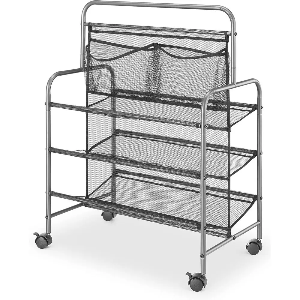 

Whior 4-Tier Metal & Mesh Shoe Rack, Gunmetal