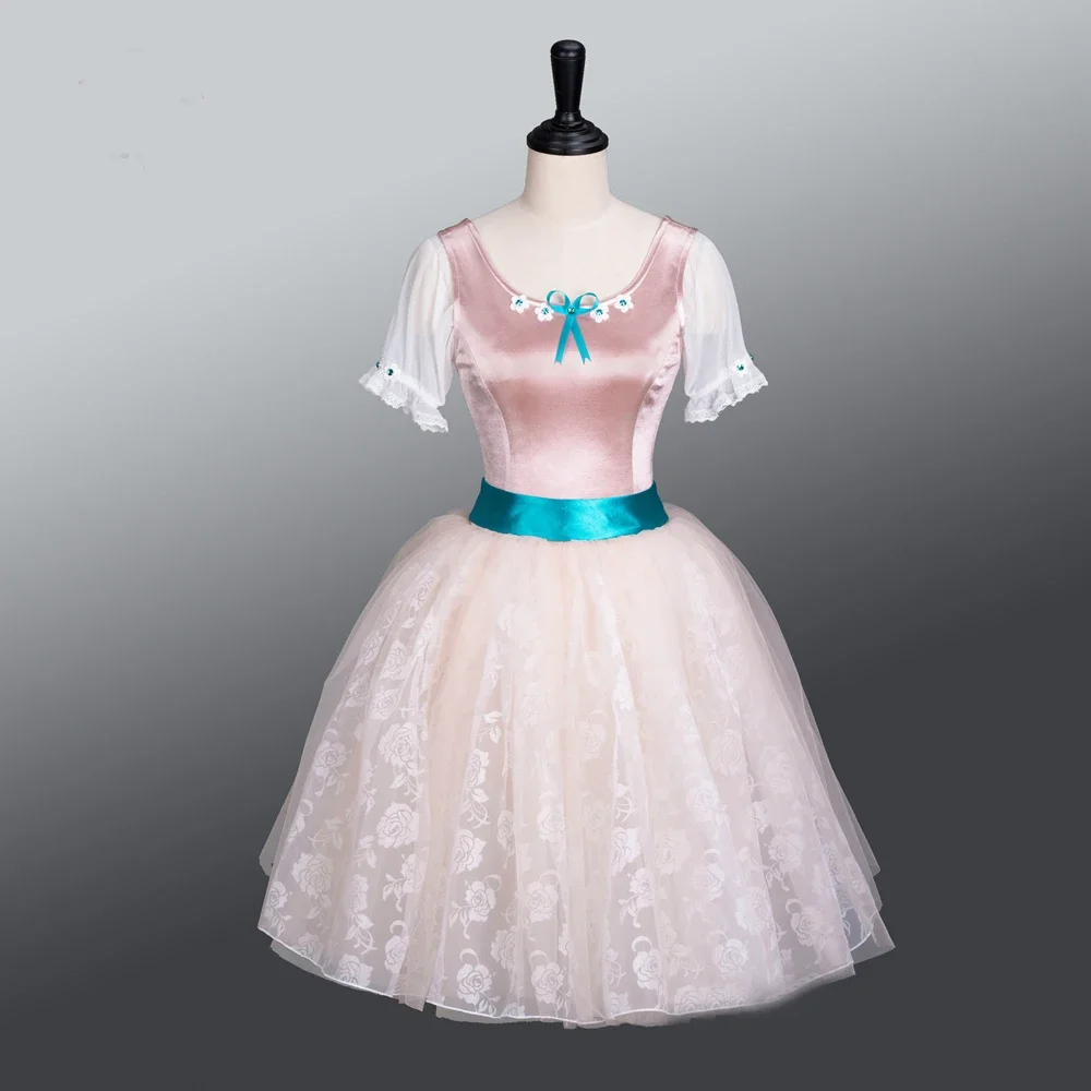 ballet dress adult customized classical pink fairy dance dress  women competition romantic soft dress Ballet tutu professional