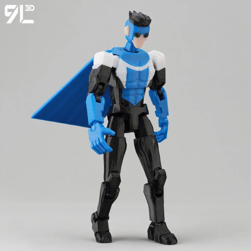 9L3D Titan13 Invincible Boy  Action Figure Detachable Armor Collectible Anime Merchandise for Kid Hot Sale in Animation Category