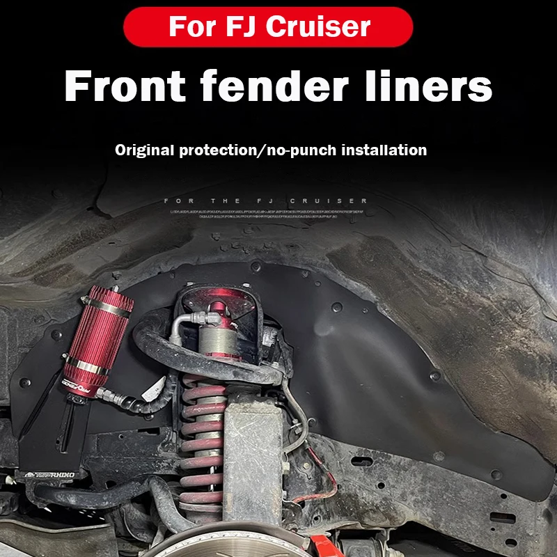 FOR LAND CRUISER LC100 LEXUS LX470 FRONT WHEEL INSIDE FENDER MODIFIED CROSS-MEMBER LINER SHOCK MAT LINER FENDER ACCESSORI