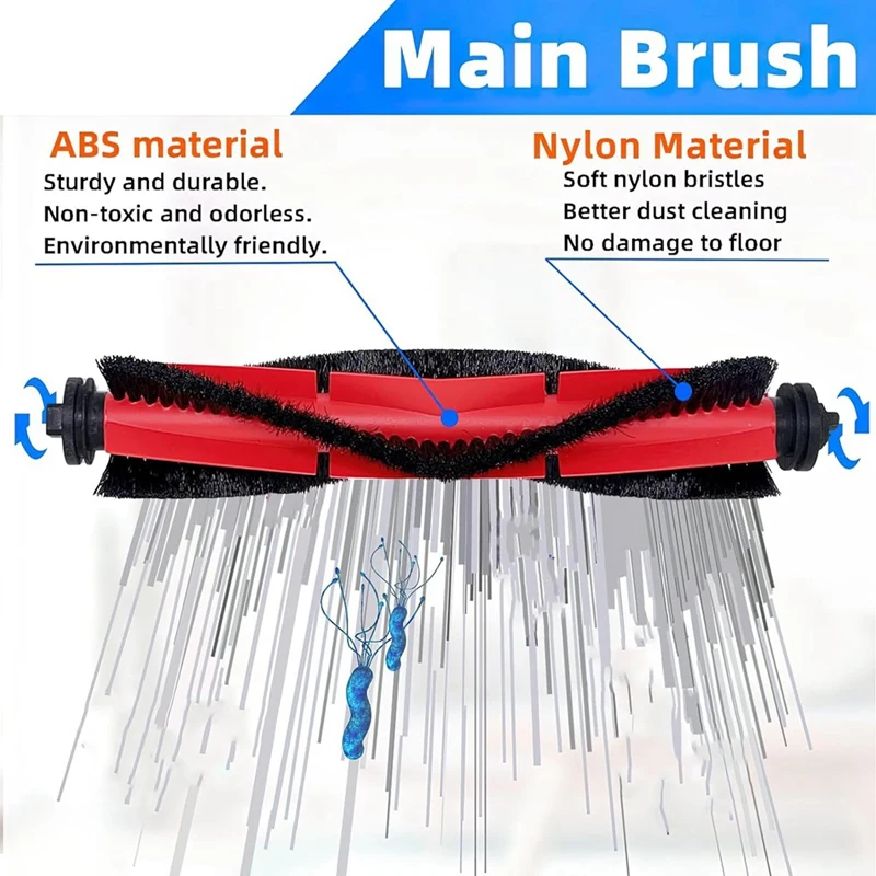 Zestaw akcesoriów zamiennych do odkurzacza automatycznego Roborock Q5 Q5+ Q5 Plus Główna szczotka boczna Filtry Hepa Części zamienne
