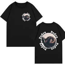 Pedro Pedro Dancing Raccoon T Shirt Funny Meme Graphic T Shirts Men's Women's Fashion Oversized Cotton Short Sleeve T-shirts