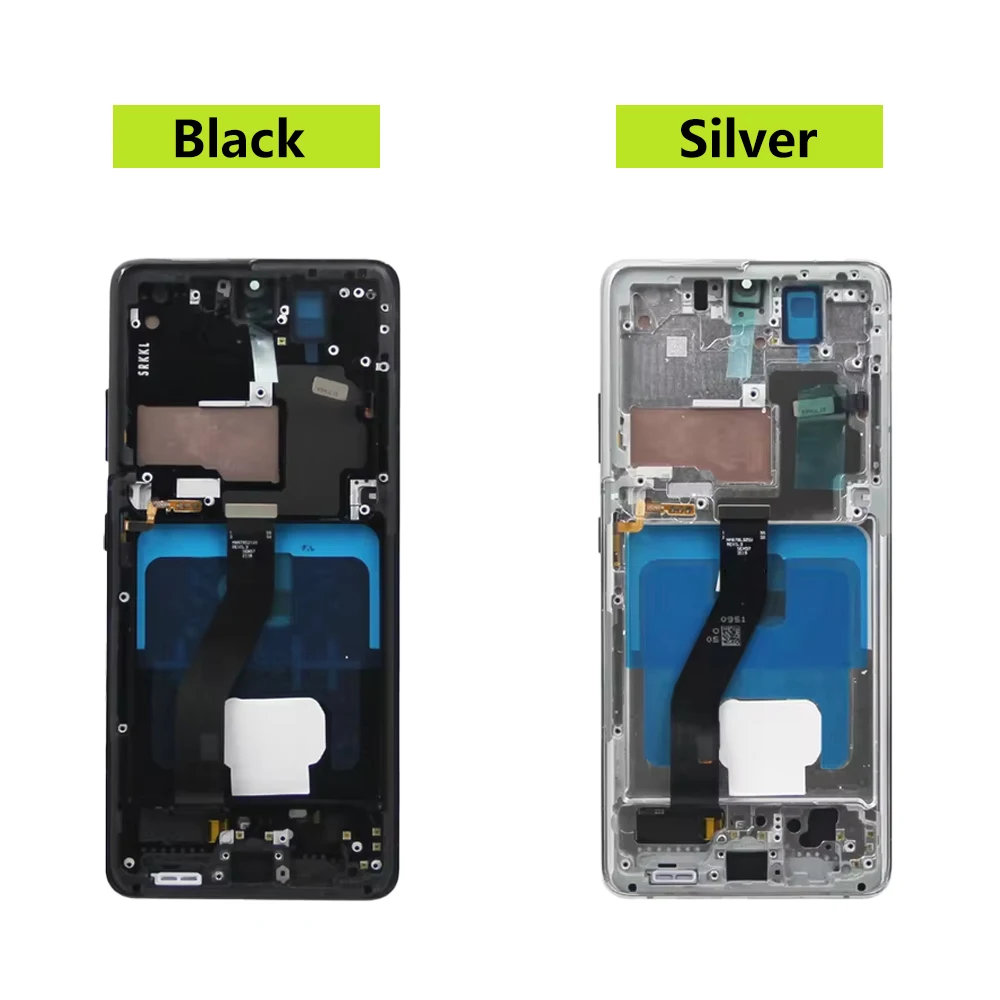 S21 Ultra AMOLED Screen with Fingerprints for Samsung Galaxy S21 Ultra 5G G998B G998B/DS Lcd Display Touch Screen Assembly