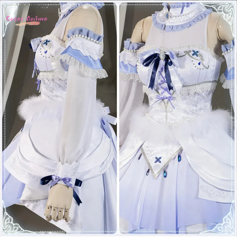 애니메이션 Bang Dream! Roselia Crown 시리즈 Yukina Minato 코스프레 의상 유니폼 할로윈 파티 여성용 남성용 카니발 소품