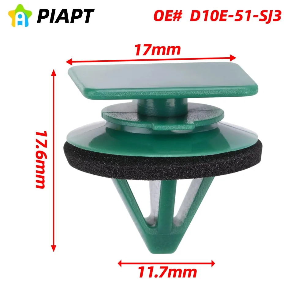 

20PCS OE#D10E-51-SJ3 D10E51SJ3 Rocker Panel Moulding Retainer Clip for Mazda CX-3 MX-5 MX-30