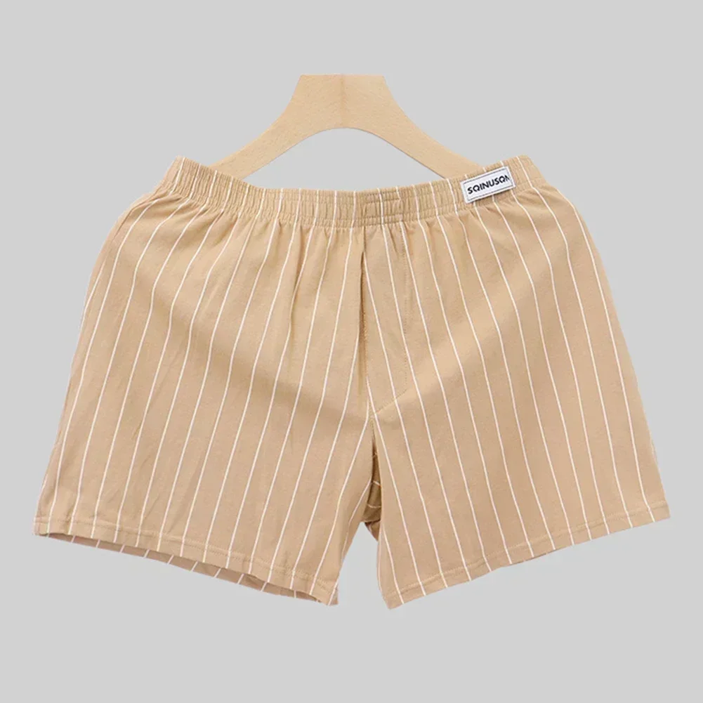 Men's Stripe Patterned Arrow Pants Made from Cotton Ideal for Comfort at Home or the Beach Multiple Color Variants Available - Image 3