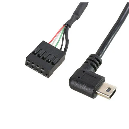 15cm/30cm/50cm Mini USB 5Pin Male to Dupont 5 Pin Female Header Motherboard Adapter Cable