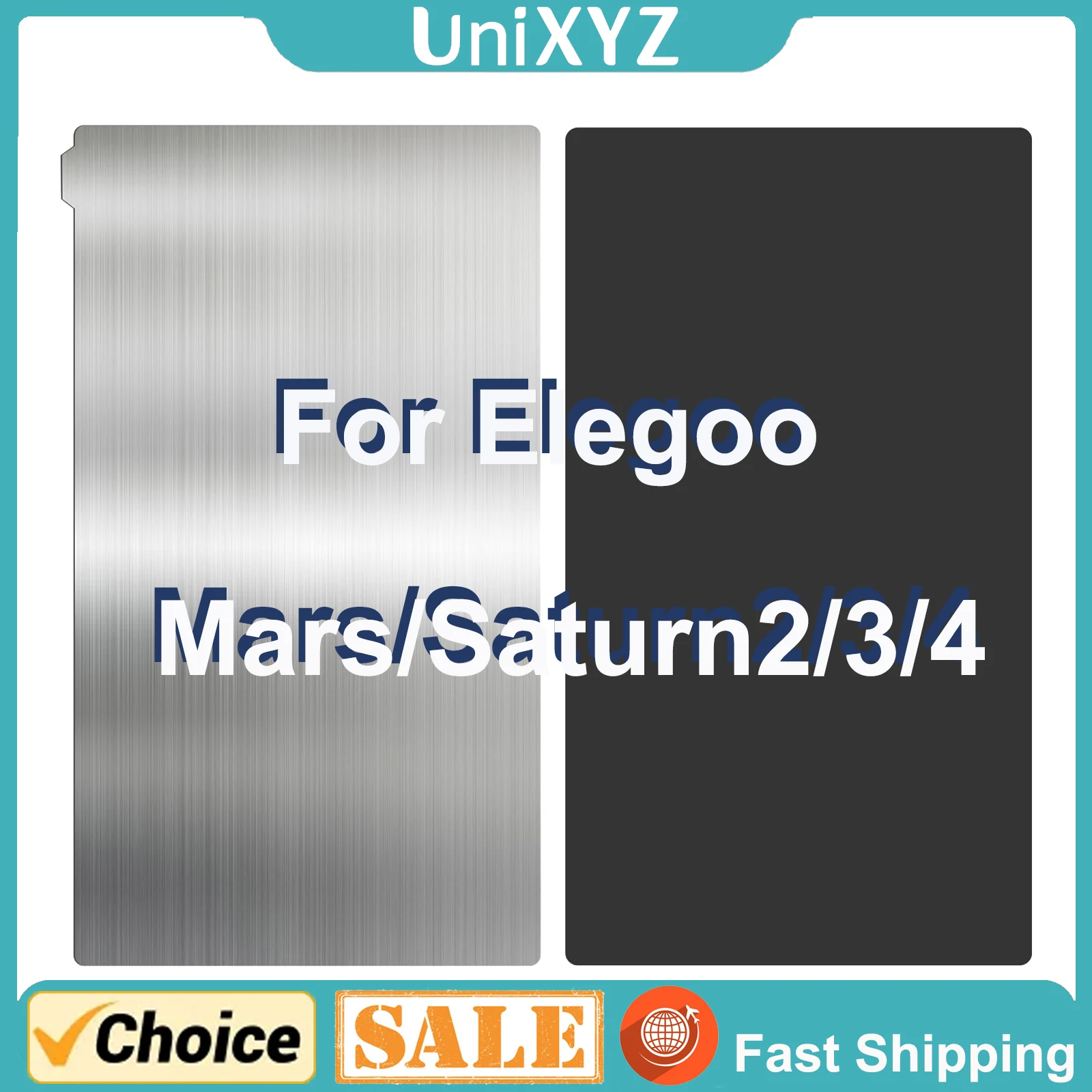 All Build Plate for ELEGOO Saturn 3 Ultra, Saturn 2/3/4, Mars 2/3/4 Pro Max Ultra MSLA 3D Printer Magnetic Build Plate