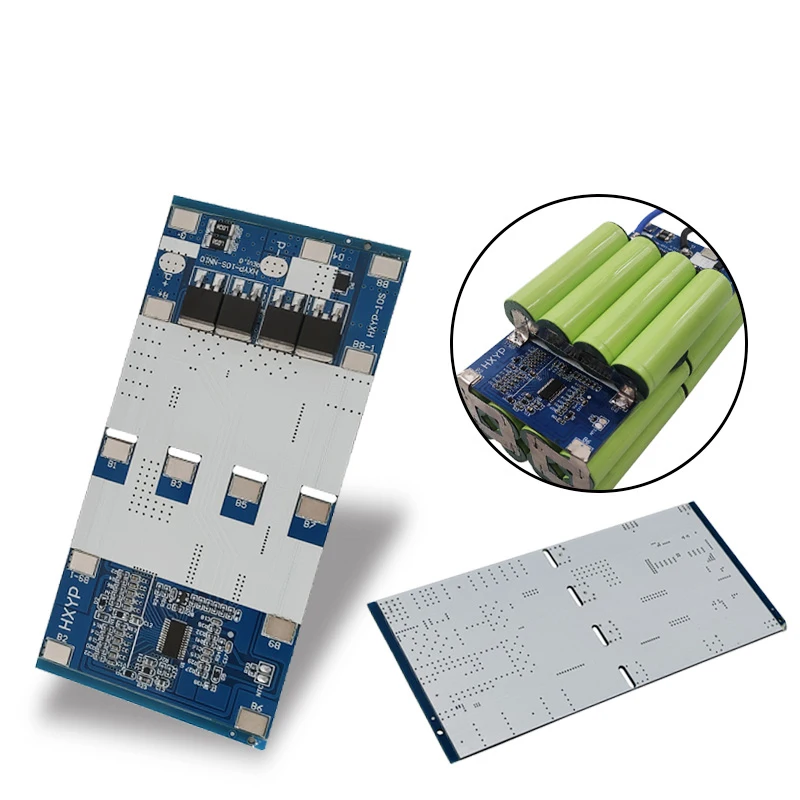 Литий-ионный аккумулятор 10S BMS 42 в 15 А с контролем температуры, балансировочная плата для зарядки автомобильного аккумулятора
