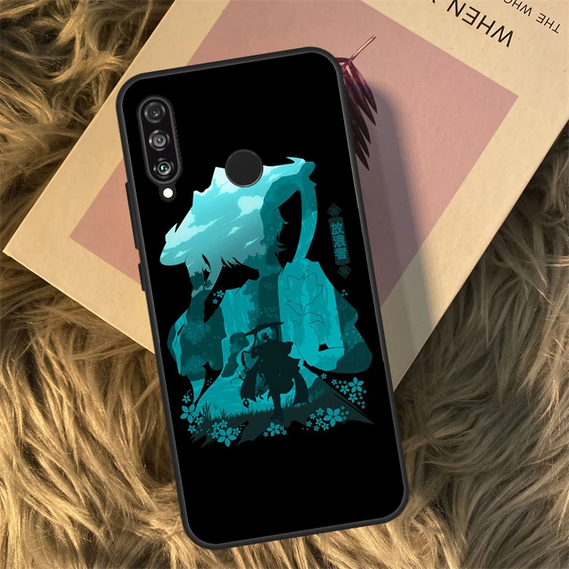 Funda Genshin Impact Wanderer para Huawei P30 P20 P50 Pro P40 Lite P Smart 2021 Nova 5T para Honor X8 X9a 50 70