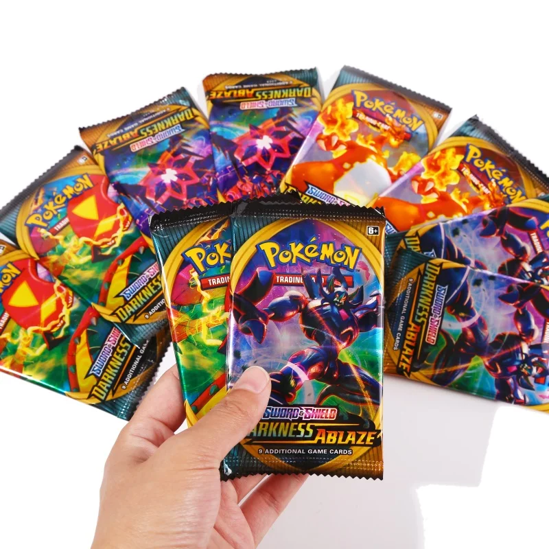 324Pcs English version Pokémon TCG: Sword shield Darkness Ablaze  Booster Box Pokemon Cards 36 Pack Box