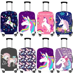 Unicorn Elastic Luggage Protective Cover Case for Suitcase Protective Cover  Xl Trolley Case Trunk 18-32 Inch Travel Accessories