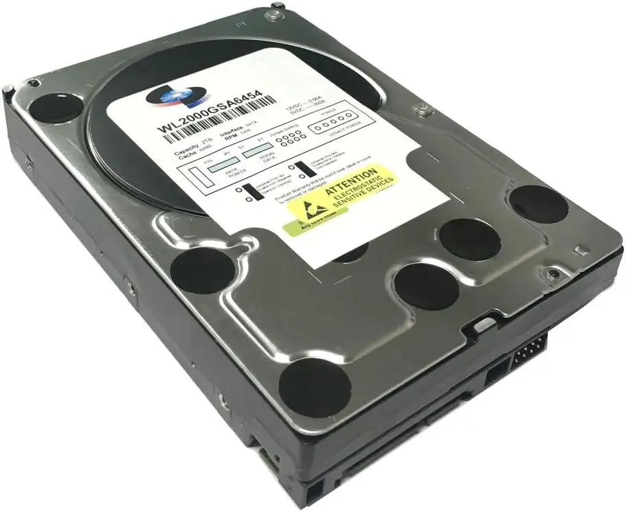 2TB 5400RPM SATA III 3.5" Internal Surveillance DVR Hard Drive - 64MB Cache, 1 Year Warranty