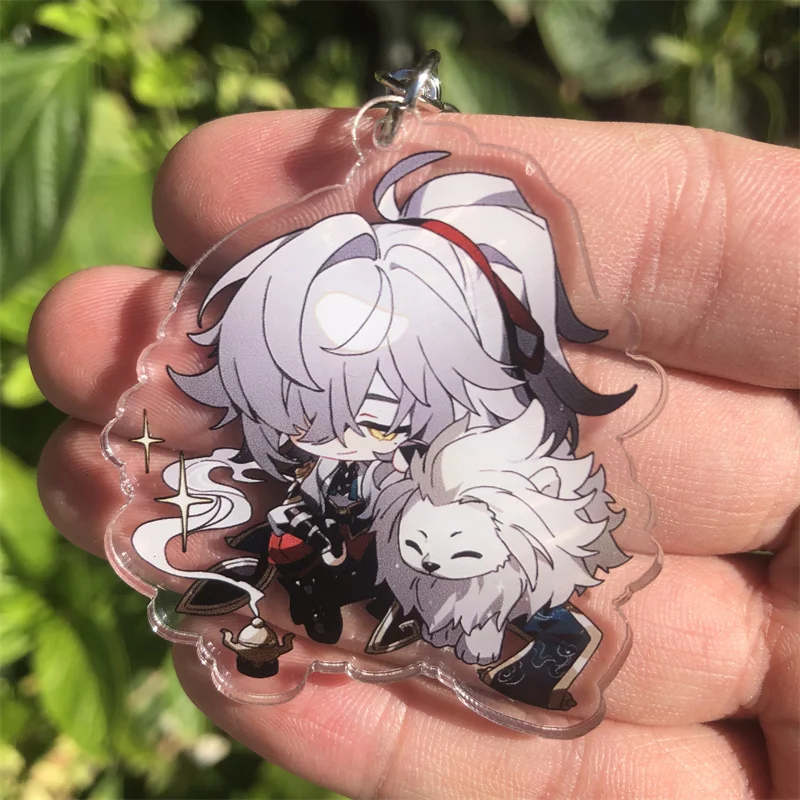 Honkai: Star Rail Blade Silver Wolf Yanqing Kafka Jing Yuan Keychain Accessories Anime Game Cosplay Pendant Prop Bad