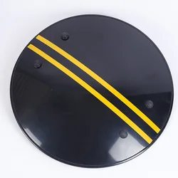 500*500MM PC Black Round Shield Black Green PC Vandal Shield Shield Security Equipment Handheld Security Equipment