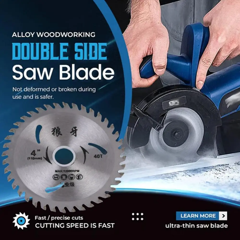 Circular Saw Blade Universal Angle Grinder Replacement General Wood Cutting Saw Disc Cutter Multitool Accessories Tools 4 Inch