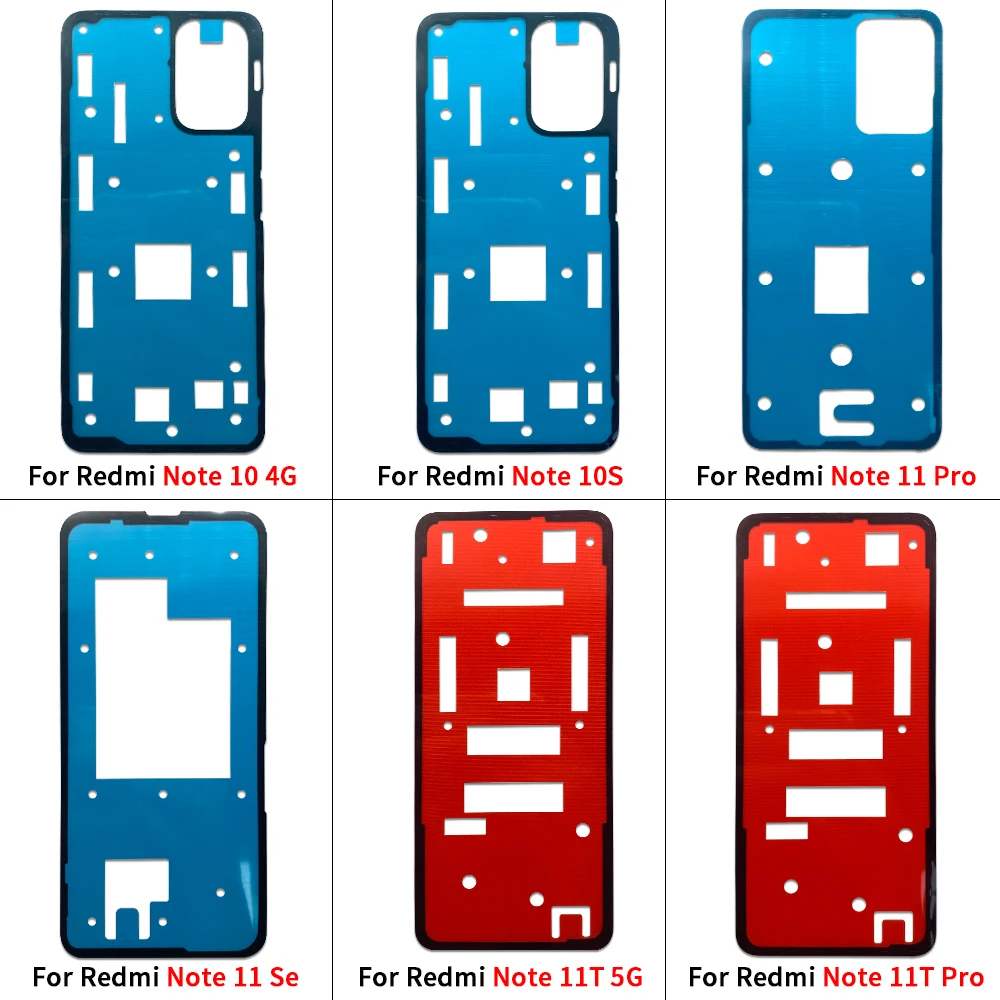 New For Xiaomi Redmi Note 9 9s 10 10s 11 11s 12 13 Pro Plus 4G 5G Adhesive Sticker Back Housing Battery Cover Glue Tape