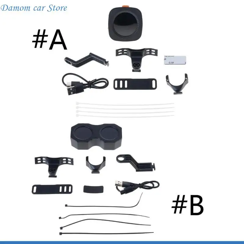 A2UC Customizable Motorcycle Demons Eye Tail Light With Programmable Modes For Bicycles Car Waterproof Design