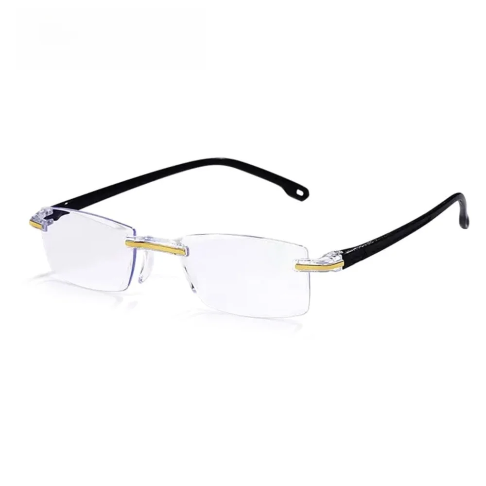 

Frameless Anti-Blue Light Reading Glasses Blue Ray Blocking Eye Protection Optical Spectacle Eyeglass Ultralight