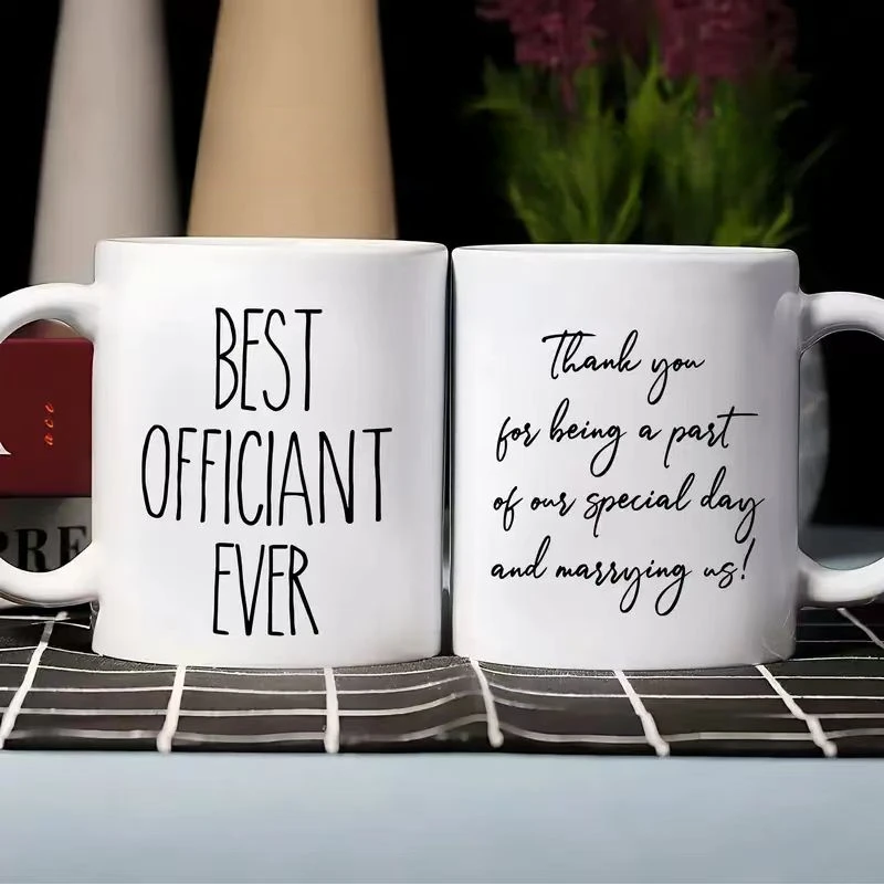 

Best Officiant Ever Gifts From Couple Bride Groom Wedding Officiant Funny Wedding Registry Mug Thank You Mug Wedding Officiant