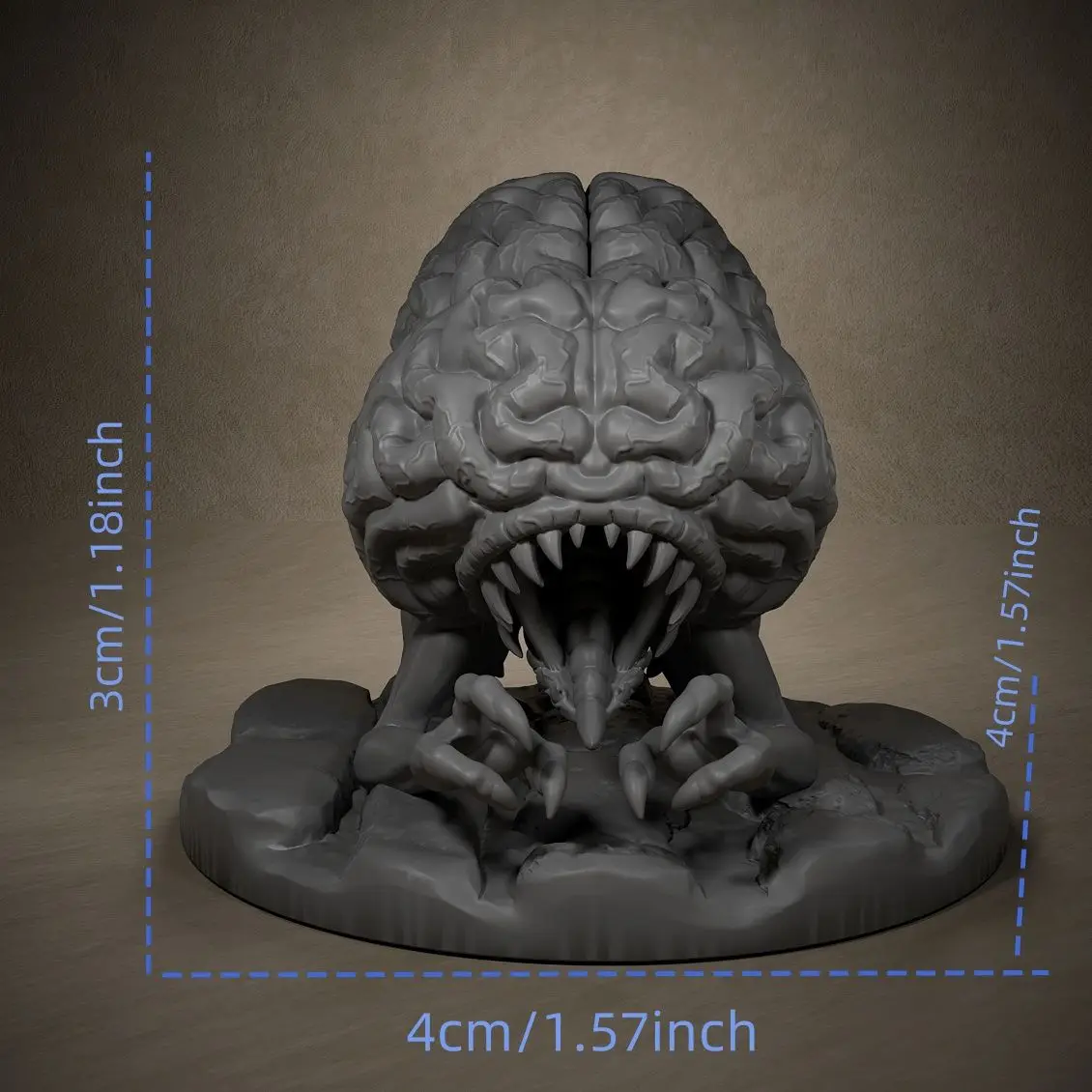 Wisdom Devourer Model Resin Sculpture White Figurine Board Game War Chess Pieces DIY Coloring Self-assembly Miniatures