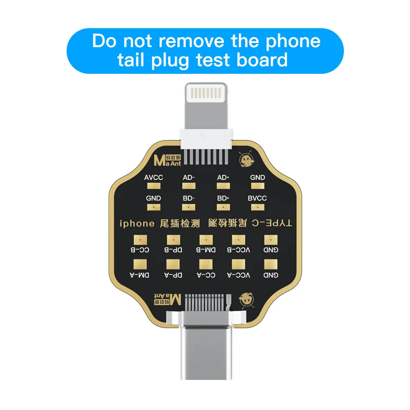 MaAnt Free phone tail plug test version iphone/Android Tail insert detection Repair mobile phone doesn't charge fault