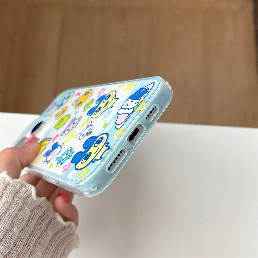 حافظة هاتف كورية لطيفة على شكل نجمة كرتونية لهاتف آيفون 14 15 16 برو ماكس 16 16 برو Fundas غطاء حماية كاواي جديد لهاتف أبل 15 برو كابا #6